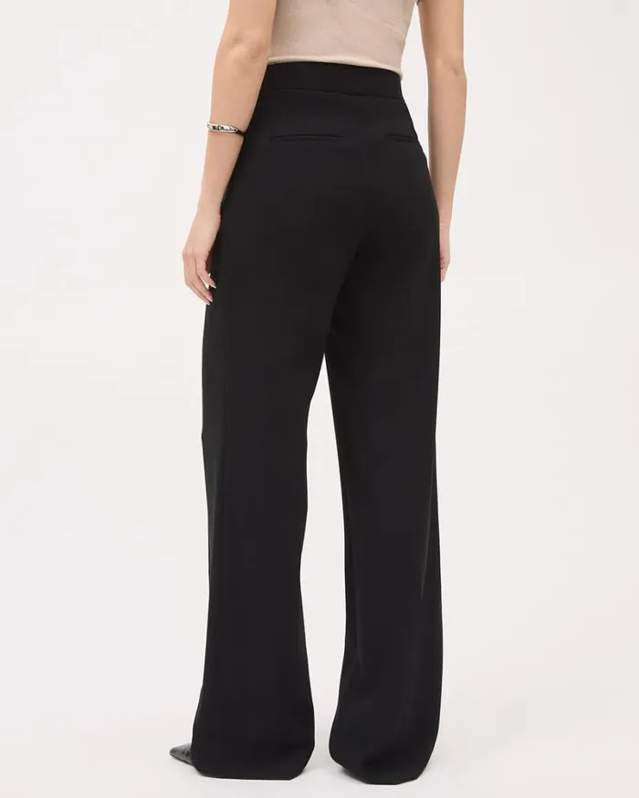 RWandCO Pants Black HighRise WideLeg Crepe Pant Black 8211 Women RWandCO Pants Black HighRise WideLeg Crepe Pant Black 8211 Women