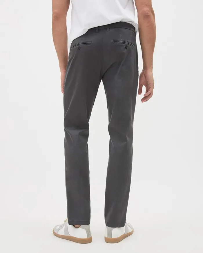 RWandCO Pants Slim Chino Pants Asphalt 8211 Men