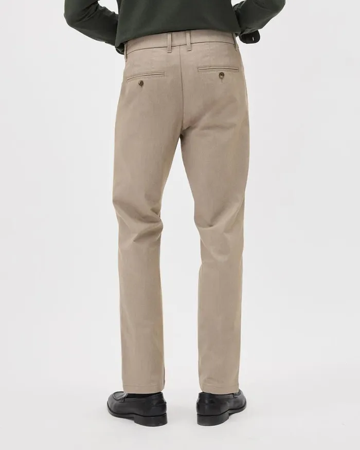 RWandCO Pants SlimFit BrushedTwill Pant Weathered Teak 8211 Men