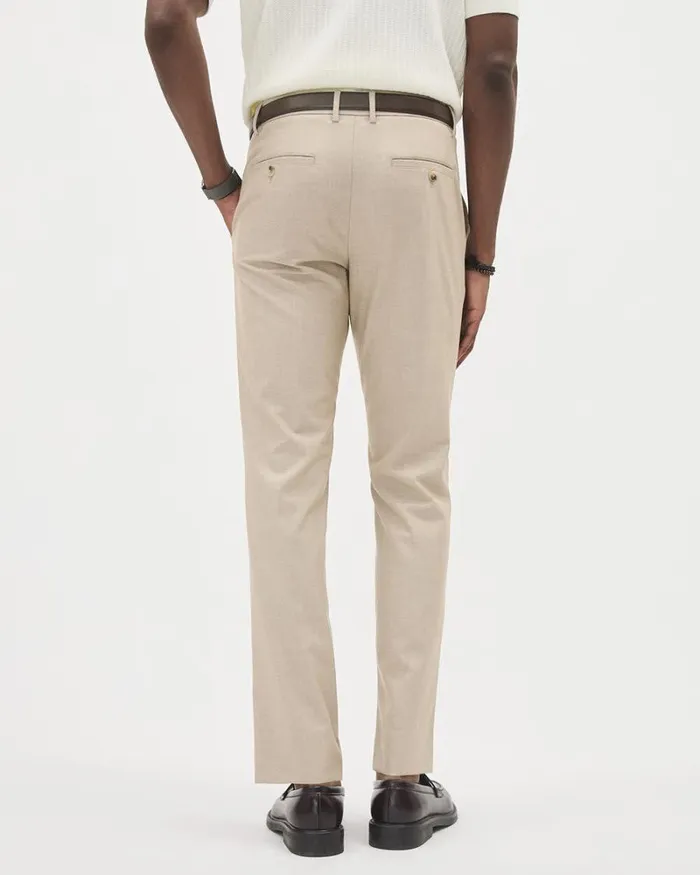 RWandCO Pants Solid SlimFit City Pant Beige 8211 8211 Men RWandCO Pants Solid SlimFit City Pant Beige 8211 8211 Men