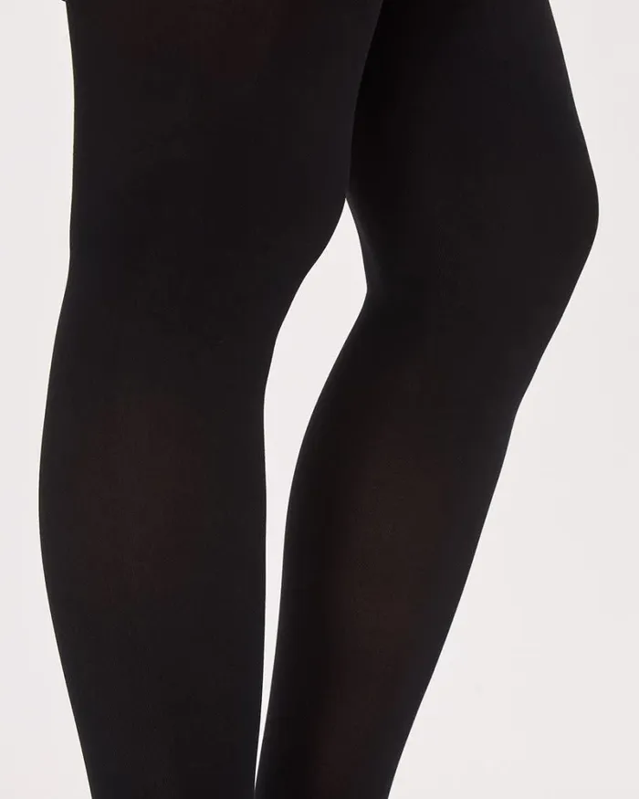 RWandCO Socks and Tights Opaque Black Tights Black 8211 Women RWandCO Socks and Tights Opaque Black Tights Black 8211 Women