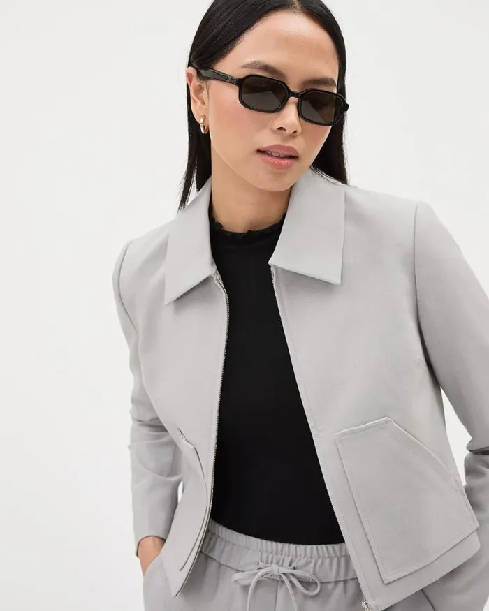 RWandCO Suits Worker Jacket Medium Grey 8211 8211 Women