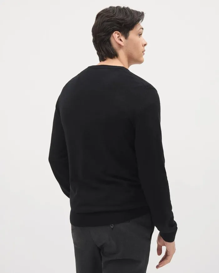 RWandCO Sweaters and Cardigans Solid LongSleeve CrewNeck Sweater Black 8211 Men RWandCO Sweaters and Cardigans Solid LongSleeve CrewNeck Sweater Black 8211 Men