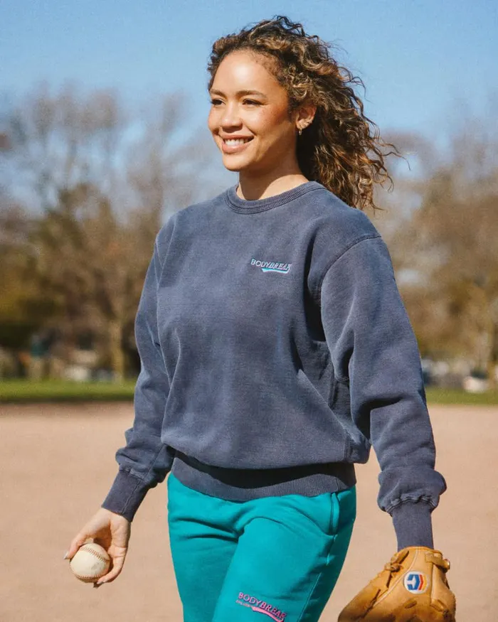 RWandCO Sweatshirts and Hoodies BodyBreak Retro Relaxed Crewneck Dark Blue 8211 Men RWandCO Sweatshirts and Hoodies BodyBreak Retro Relaxed Crewneck Dark Blue 8211 Men