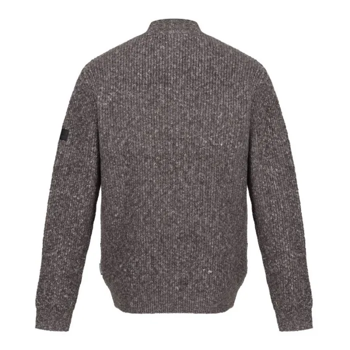 RWandCO Sweatshirts and Hoodies Regatta 8211 Mens Solomon Marl Knitted Zip Neck Sweatshirt Dark Grey 8211 Men RWandCO Sweatshirts and Hoodies Regatta 8211 Mens Solomon Marl Knitted Zip Neck Sweatshirt Dark Grey 8211 Men
