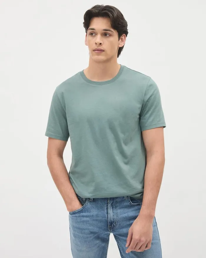 RWandCO TShirts ShortSleeve CrewNeck Solid Tee Anticosti Shore 8211 Men