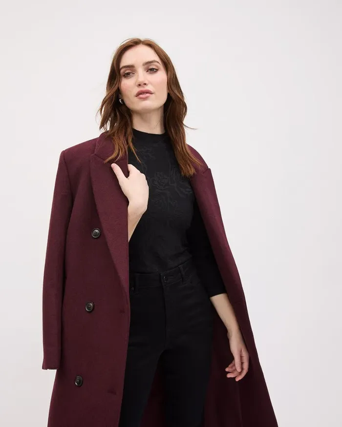 RWandCO Tops LongSleeve MockNeck Top Black 8211 Women RWandCO Tops LongSleeve MockNeck Top Black 8211 Women