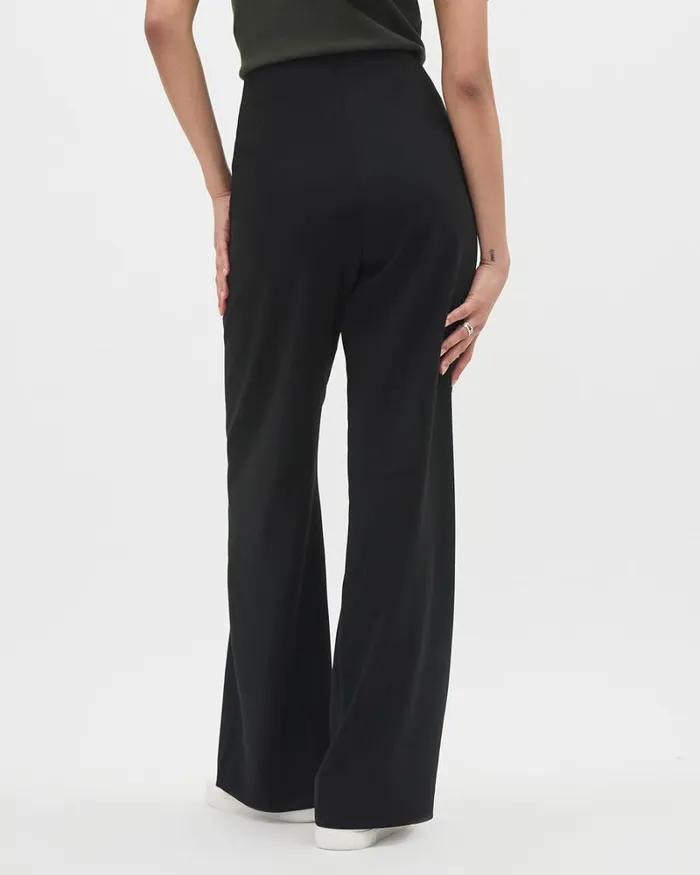 RWandCO Wide Leg Black MidRise WideLeg Flowy Pant Black 8211 Women RWandCO Wide Leg Black MidRise WideLeg Flowy Pant Black 8211 Women