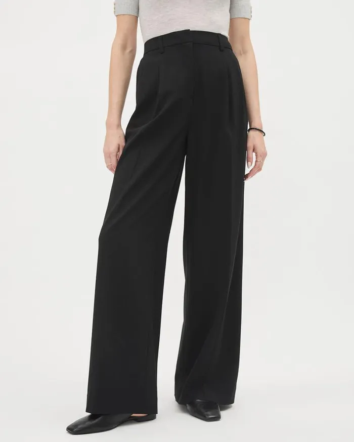 RWandCO Wide Leg Black WideLeg HighRise Pant Black 8211 Women RWandCO Wide Leg Black WideLeg HighRise Pant Black 8211 Women