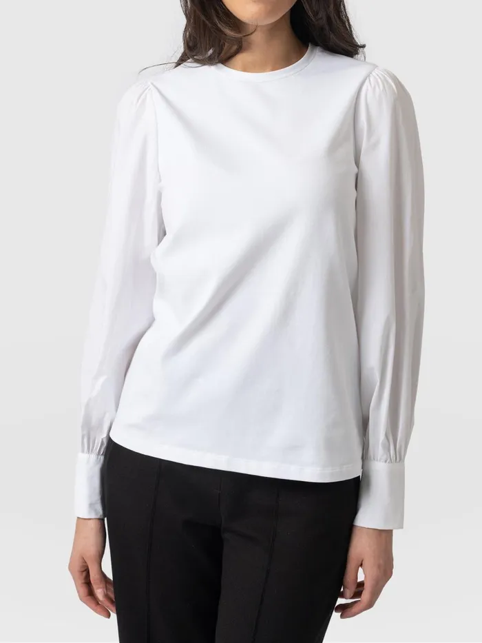 Saint And Sofia Blouses and Shirts Women Eva Mock Shirt 8211 White White