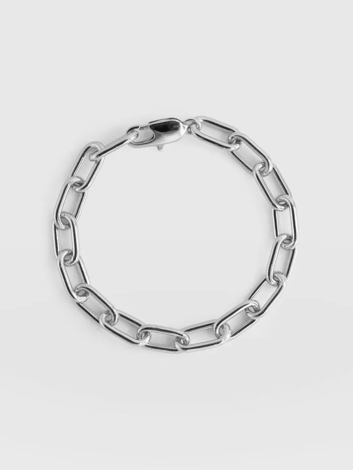 Saint And Sofia Bracelets Women Cable Chain Bracelet 8211 Silver Silver