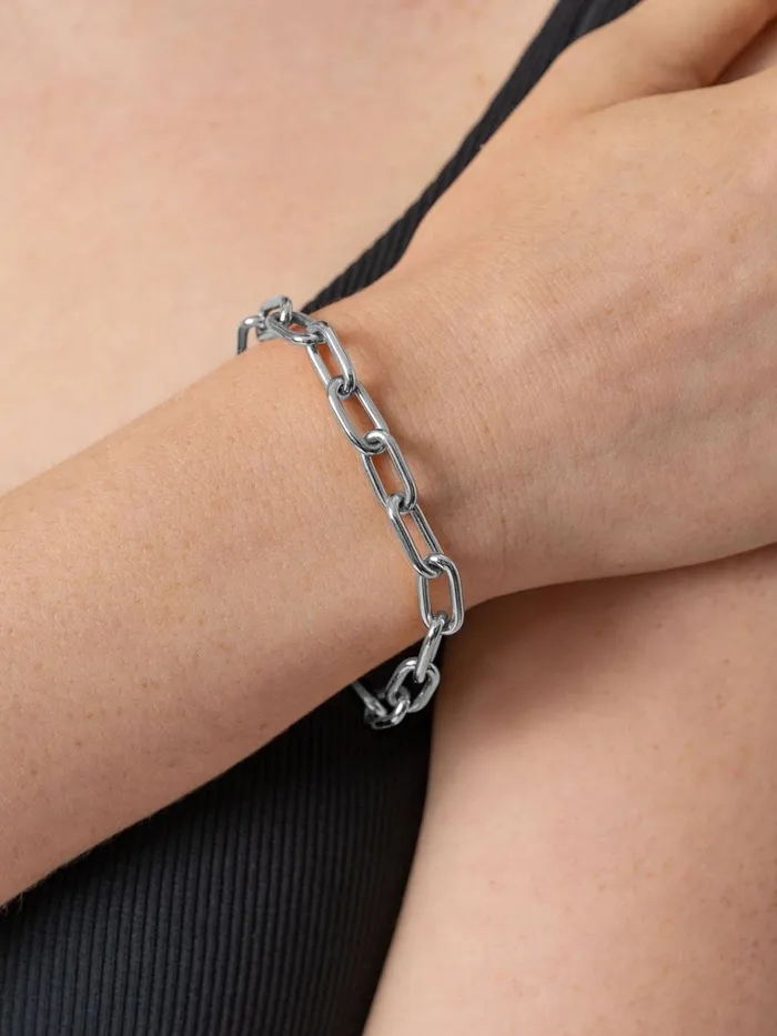Saint And Sofia Bracelets Women Cable Chain Bracelet 8211 Silver Silver