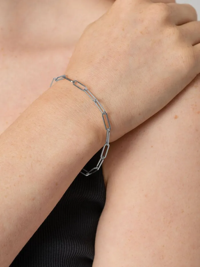 Saint And Sofia Bracelets Women Link Chain Bracelet 8211 Silver Silver