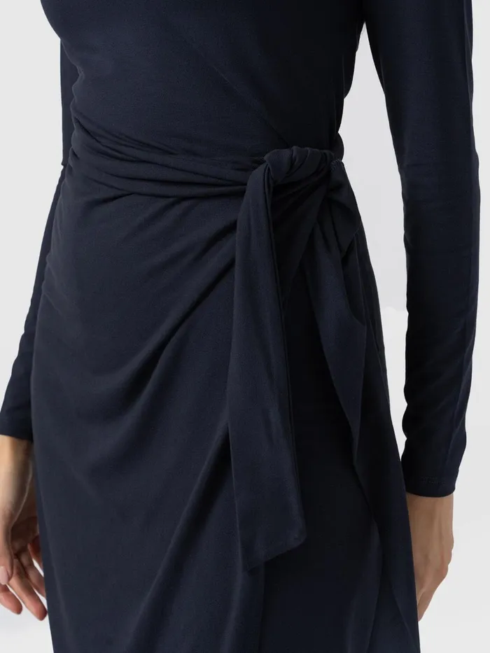 Saint And Sofia Dresses Women Amelia Wrap Dress 8211 Navy Navy