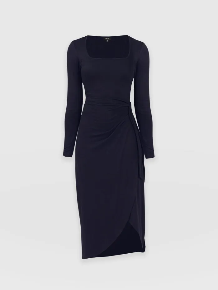 Saint And Sofia Dresses Women Amelia Wrap Dress 8211 Navy Navy