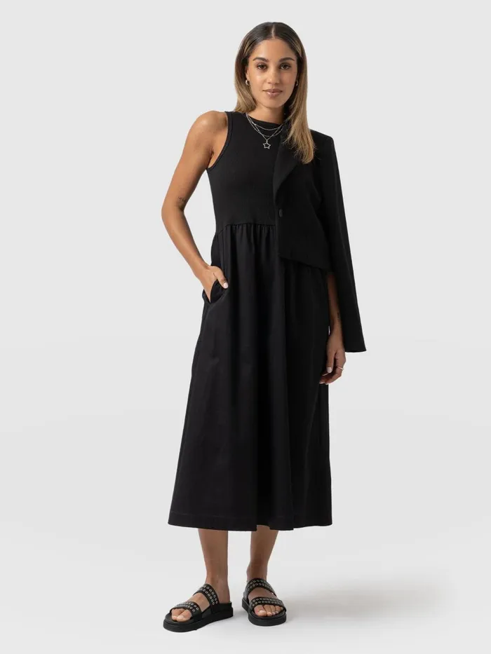 Saint And Sofia Dresses Women Ivy Full Skirt Sleeveless Dress 8211 Black Black Saint And Sofia Dresses Women Ivy Full Skirt Sleeveless Dress 8211 Black Black