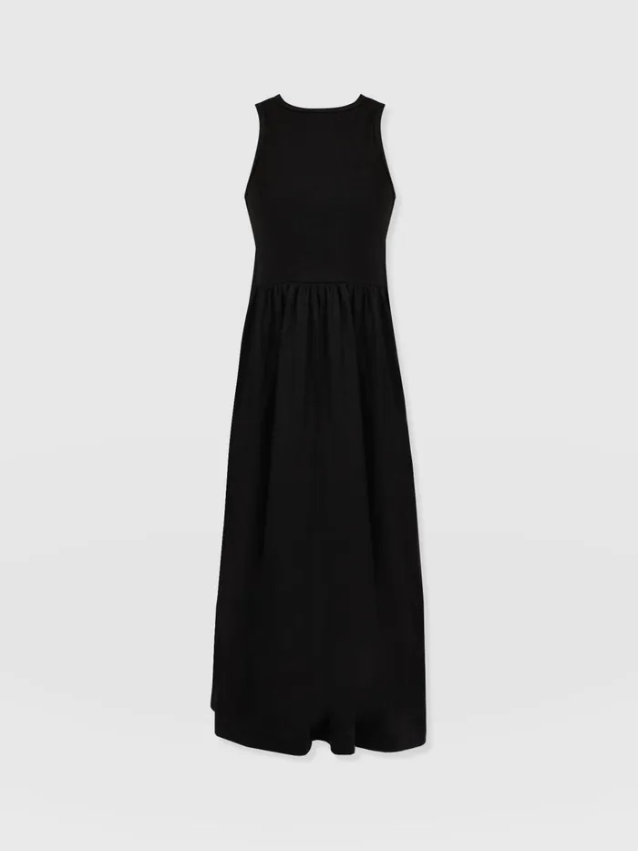 Saint And Sofia Dresses Women Ivy Full Skirt Sleeveless Dress 8211 Black Black