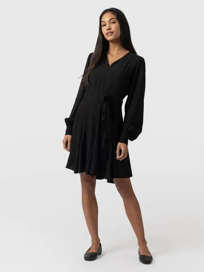 Saint And Sofia Dresses Women Joselyn Mini Dress 8211 Black Black