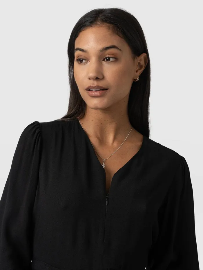Saint And Sofia Dresses Women Joselyn Mini Dress 8211 Black Black