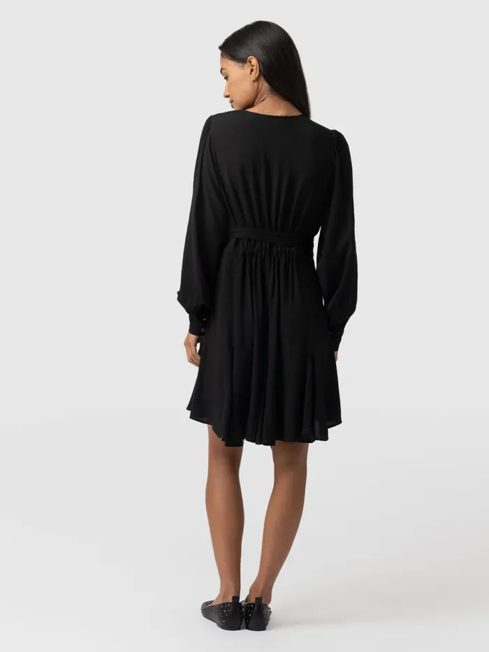 Saint And Sofia Dresses Women Joselyn Mini Dress 8211 Black Black
