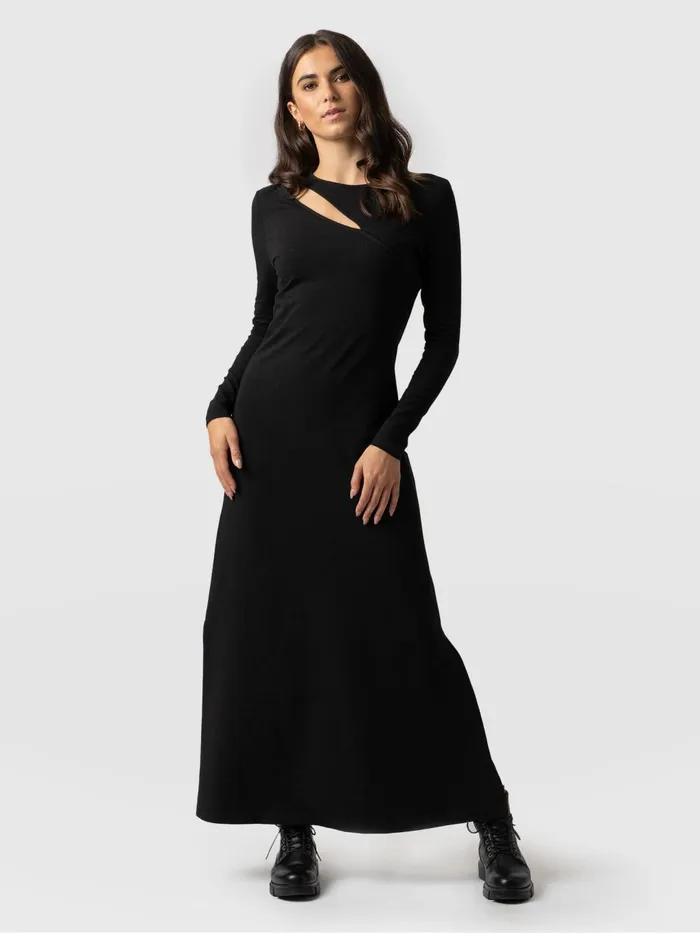 Saint And Sofia Dresses Women Reveal Runway Dress 8211 Black Black