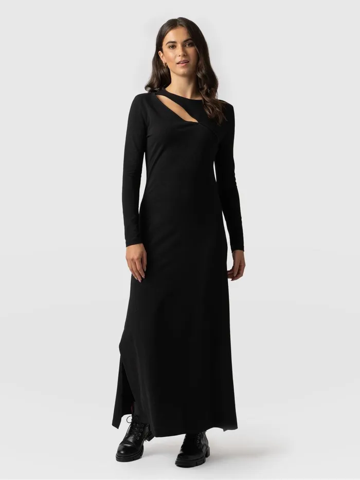 Saint And Sofia Dresses Women Reveal Runway Dress 8211 Black Black