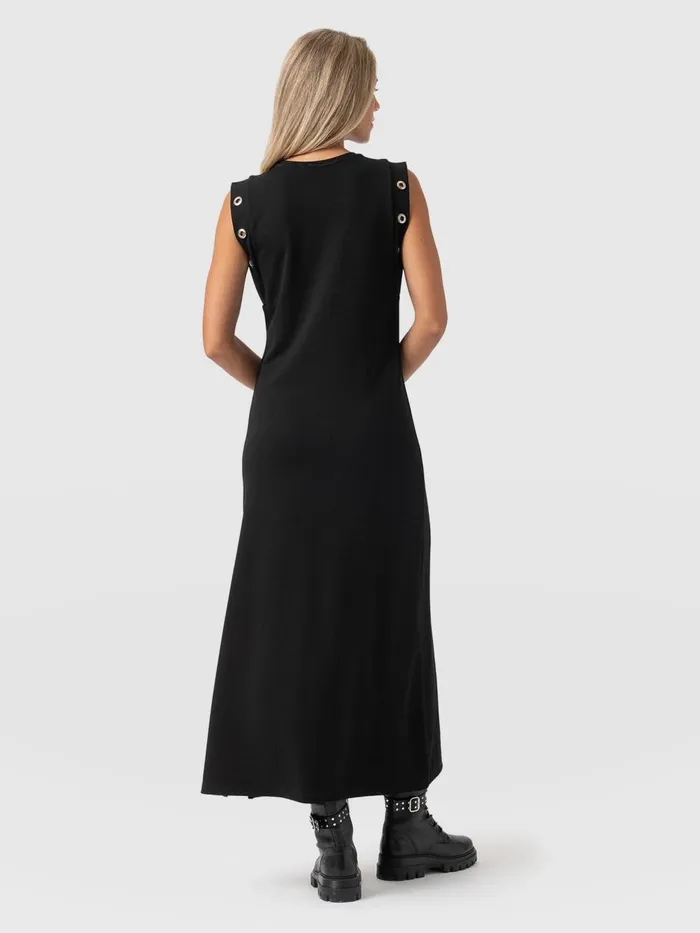 Saint And Sofia Dresses Women Rowan Dress 8211 Black Eyelet Black Eyelet