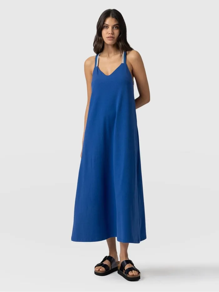 Saint And Sofia Dresses Women Sunset Dress Cobalt Blue 8211 Navy Lurex Navy Lurex Saint And Sofia Dresses Women Sunset Dress Cobalt Blue 8211 Navy Lurex Navy Lurex