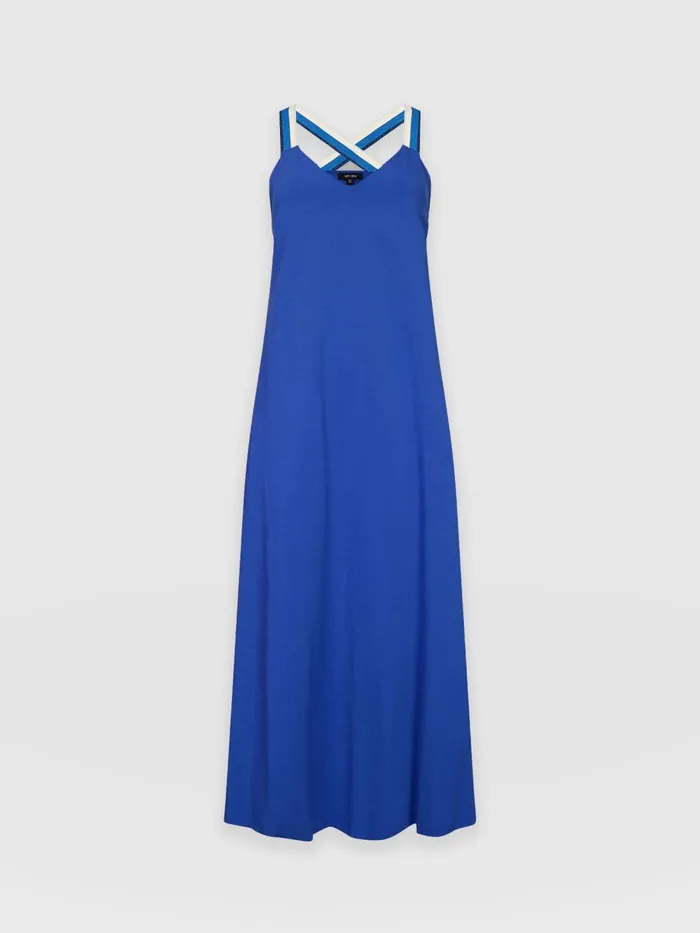 Saint And Sofia Dresses Women Sunset Dress Cobalt Blue 8211 Navy Lurex Navy Lurex