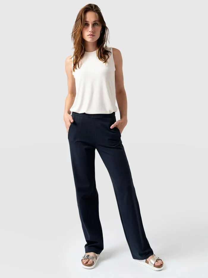 Saint And Sofia Pants Women Apartment Pant 8211 Navy Navy