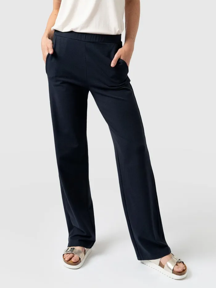 Saint And Sofia Pants Women Apartment Pant 8211 Navy Navy