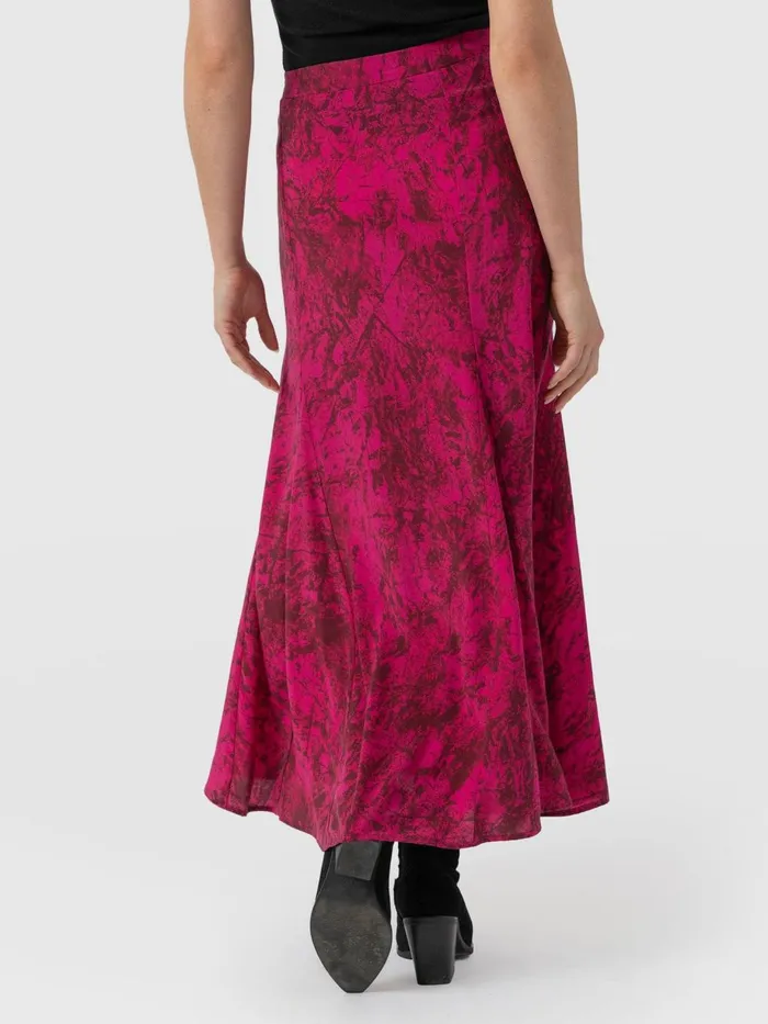 Saint And Sofia Skirts Women Audrey Skirt 8211 Pink Marble Pink Marble