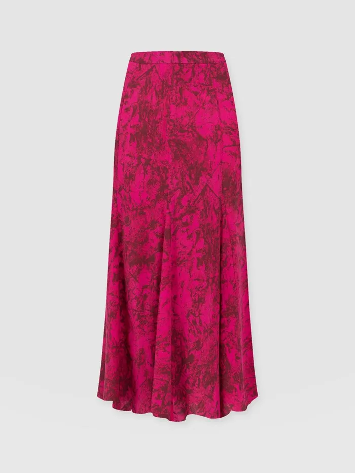 Saint And Sofia Skirts Women Audrey Skirt 8211 Pink Marble Pink Marble
