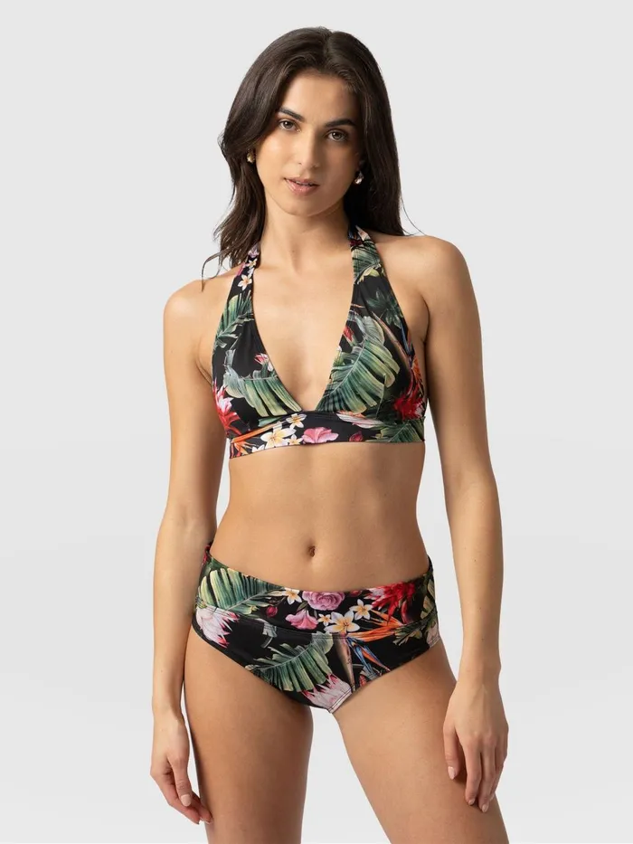 Saint And Sofia Swimwear Women Kyra Bikini Bottom 8211 Tropics Tropics
