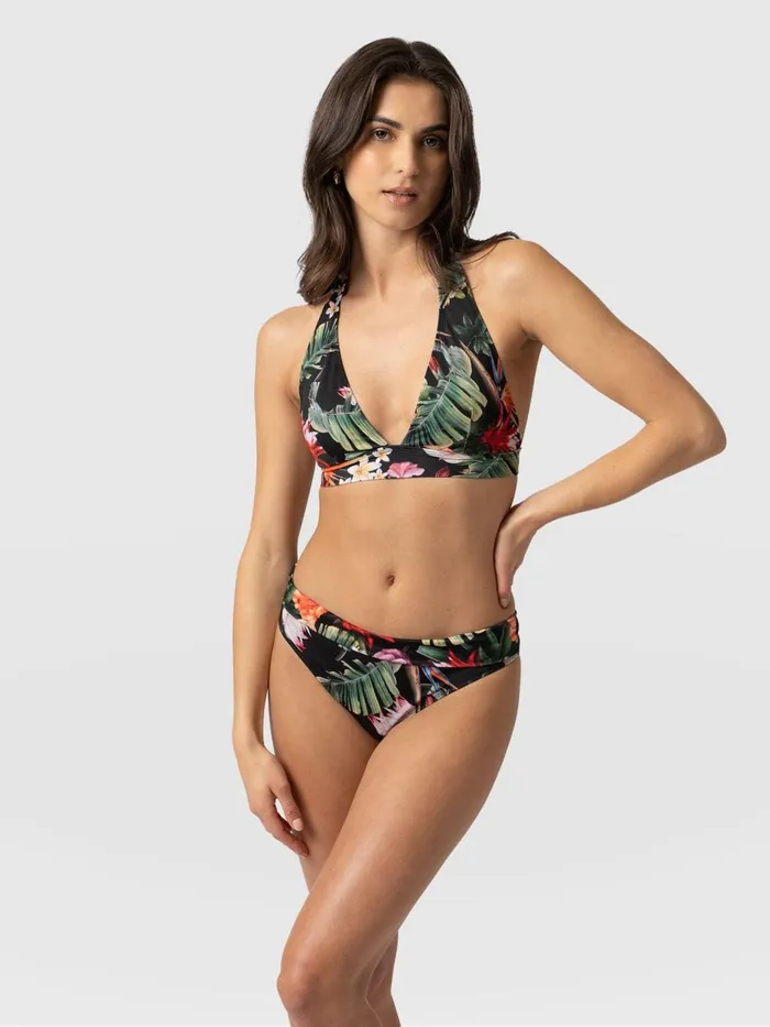 Saint And Sofia Swimwear Women Kyra Bikini Bottom 8211 Tropics Tropics