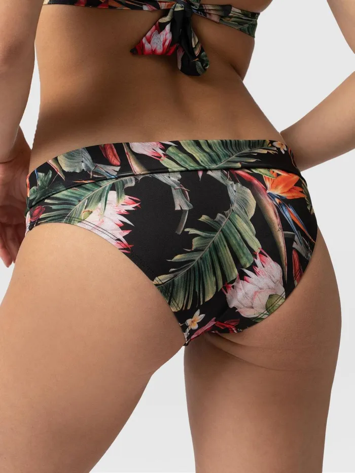 Saint And Sofia Swimwear Women Kyra Bikini Bottom 8211 Tropics Tropics