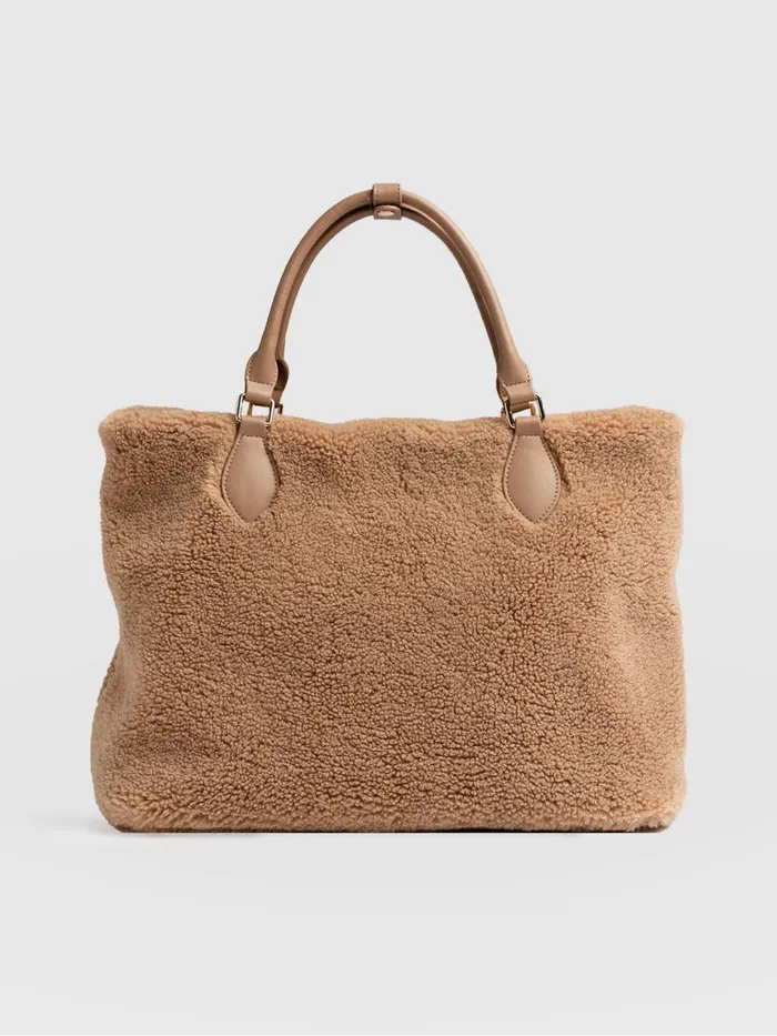 Saint And Sofia Tote Bags Women Teddy Selene Shopper Bag 8211 Caramel Caramel