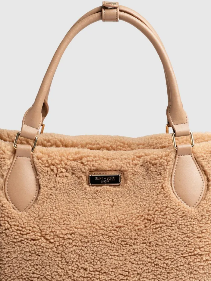 Saint And Sofia Tote Bags Women Teddy Selene Shopper Bag 8211 Caramel Caramel