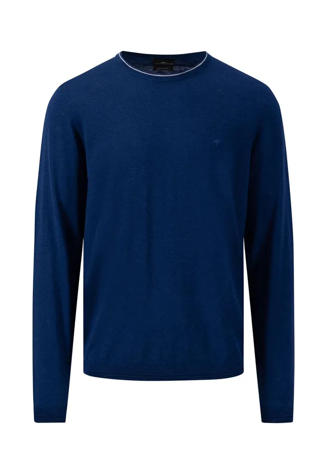 Sale Men FYNCHHATTON Soft Sweater Made Of Cotton Linen Mix Summer Breezemidnightdusty Oliveoffwhite Sale Men FYNCHHATTON Soft Sweater Made Of Cotton Linen Mix Summer Breezemidnightdusty Oliveoffwhite