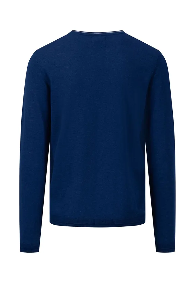 Sale Men FYNCHHATTON Soft Sweater Made Of Cotton Linen Mix Summer Breezemidnightdusty Oliveoffwhite Sale Men FYNCHHATTON Soft Sweater Made Of Cotton Linen Mix Summer Breezemidnightdusty Oliveoffwhite
