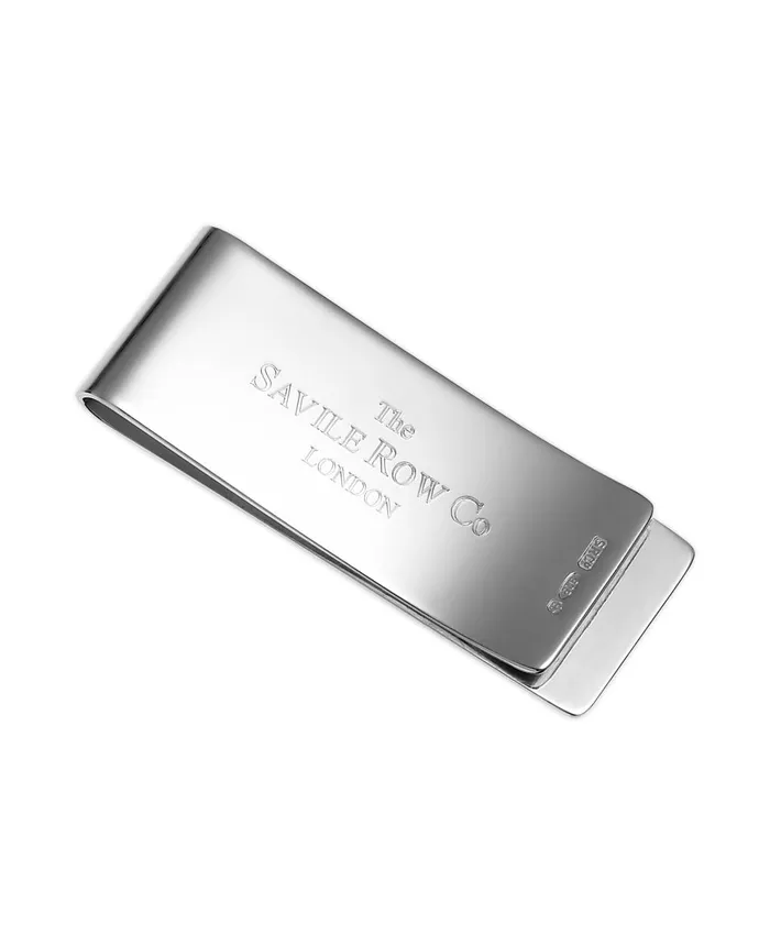 Savile Row Company Engravable Sterling Silver Money Clip Men Silver Accessories Savile Row Company Engravable Sterling Silver Money Clip Men Silver Accessories