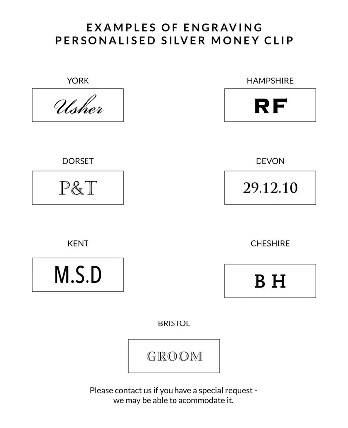 Savile Row Company Engravable Sterling Silver Money Clip Men Silver Accessories Savile Row Company Engravable Sterling Silver Money Clip Men Silver Accessories