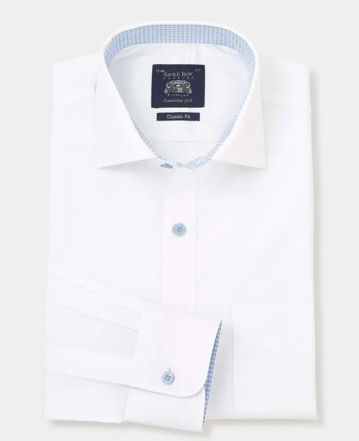 Savile Row Company White Cotton Poplin Classic Fit Formal Shirt 8211 Single Cuff Men Formal Shirts Savile Row Company White Cotton Poplin Classic Fit Formal Shirt 8211 Single Cuff Men Formal Shirts