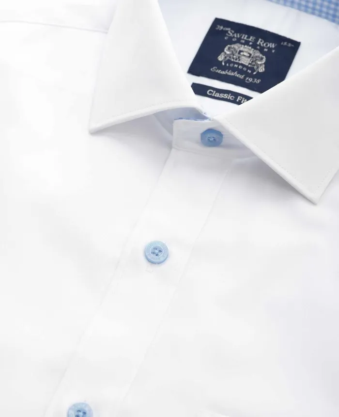 Savile Row Company White Cotton Poplin Classic Fit Formal Shirt 8211 Single Cuff Men Formal Shirts Savile Row Company White Cotton Poplin Classic Fit Formal Shirt 8211 Single Cuff Men Formal Shirts