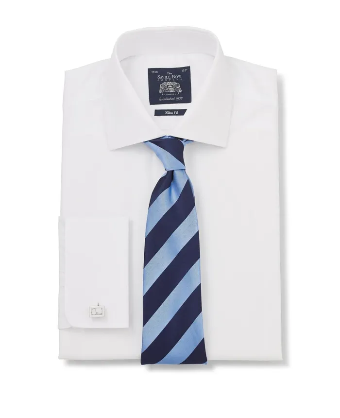 Savile Row Company White Slim Fit Cotton Poplin Formal Shirt 8211 Single Or Double Cuff Men Formal Shirts Savile Row Company White Slim Fit Cotton Poplin Formal Shirt 8211 Single Or Double Cuff Men Formal Shirts