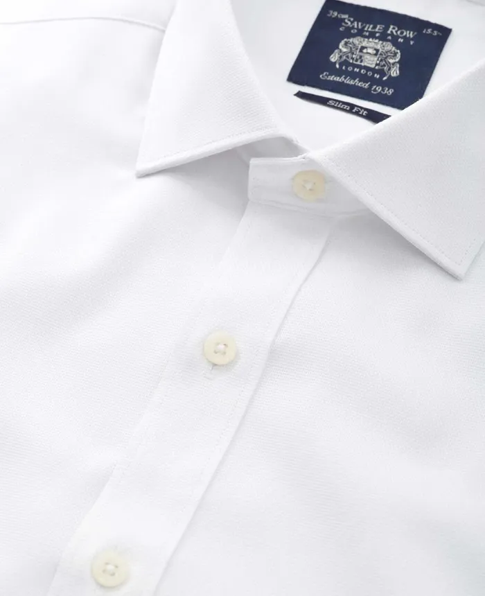 Savile Row Company White Textured Cotton Slim Fit Formal Shirt 8211 Double Cuff White Men Formal Shirts Savile Row Company White Textured Cotton Slim Fit Formal Shirt 8211 Double Cuff White Men Formal Shirts