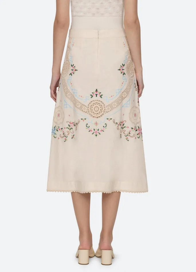 Sea New York Bottoms Edwina Skirt White 8211 Women