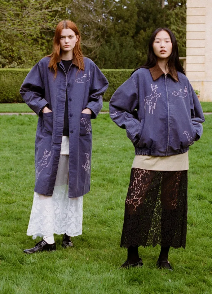 Sea New York Outerwear Demi Coat Blue 8211 Women
