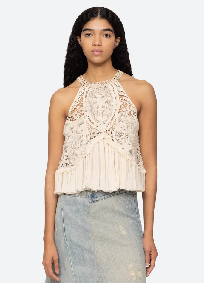 Sea New York Tops Bente Tank Cream 8211 Women