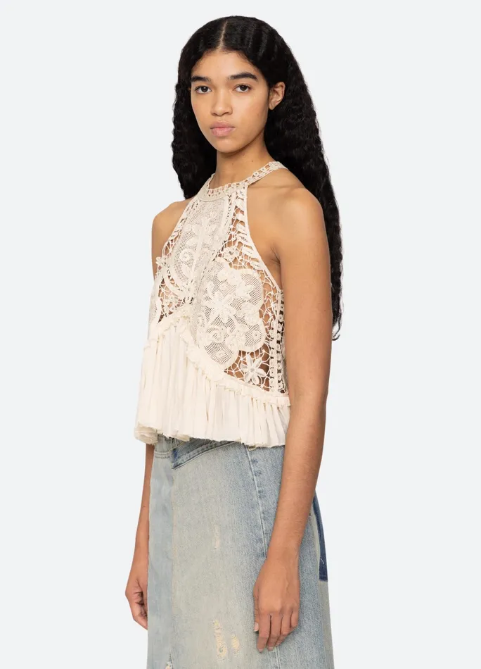 Sea New York Tops Bente Tank Cream 8211 Women